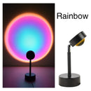 Axyaa Sunset Rainbow Projection Lamp Night Light for Atmosphere Mood in Bedroom