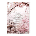 Axyaa Sakura Rose Peony Hot Air Balloon Wall Art Canvas Painting