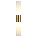 Axyaa Acrylic Cylinder Wall Lamp for Bedroom Living Room Study LED Lighting