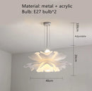 Axyaa White Butterfly LED Chandelier for Dreamy Living Room & Bedroom