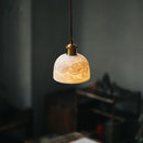 Axyaa Vintage Brass LED Pendant Lamp | Japan Style Hanging Lights | Ceramic Finish