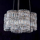 Axyaa Crystal Chandelier Stair Pendant Lamp Living Room Lighting