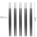 Axyaa Stainless Steel Chopsticks Set for Sushi, Cooking, and Korean Cuisine