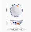Axyaa 5 Inch Ceramic Bowl Set for Vegetables, Soup, Eggs, Air Fryer, Salad, Noodles