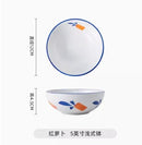 Axyaa 5 Inch Ceramic Bowl Set for Vegetables, Soup, Eggs, Air Fryer, Salad, Noodles