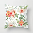 Axyaa Flower Butterfly Pattern Cushion Cover - Sofa Decoration Pillowcase