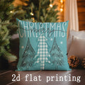 Axyaa Winter Christmas Pillow Covers for Sofa Bedroom Car - Decorative Cushion Cover