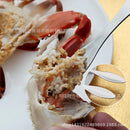 Axyaa Stainless Steel Seafood Crab Needle Eating Tool Fork Spoon Crab Dinnerware