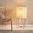 Axyaa Wabi Sabi Fabric Floor Lamp for Designer Living Room Corners