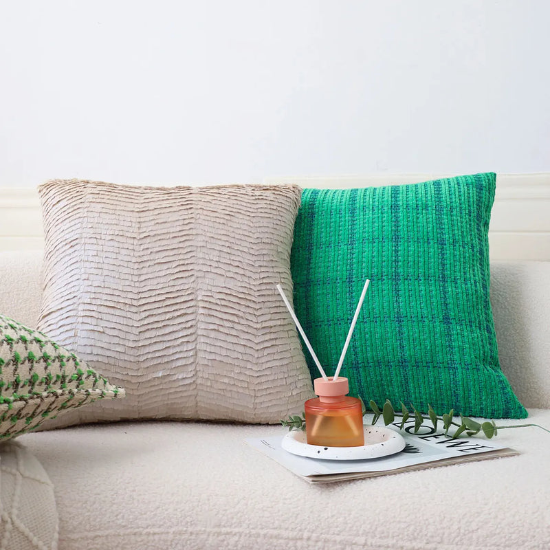 Axyaa Spring Cushion Cover - Nordic Style Sofa Decor Pillow Cover