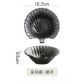 Axyaa Shell Bowl with Handle Set - Japanese Ceramic Tableware for Home and Restaurant