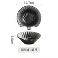 Axyaa Ceramic Shell Bowl with Handle for Home and Restaurant Tableware