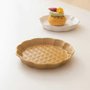 Axyaa Lace Bone Plate: Elegant Pre-Dinner Side Dish & Dessert Plate