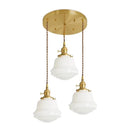 Axyaa Glass LED Pendant Lights, Copper Socket, Nordic Modern Hanging Lamp