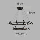 Axyaa Modern LED Pendant Chandeliers for Home, Living Room & Dining Room Lighting