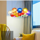 Axyaa Colorful Glass Ball Bubble Chandelier