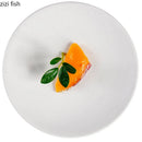 Axya Ceramic Sashimi Plate Set - Special Restaurant Dish Tray for Pasta, Appetizer, Snack