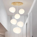 Axyaa Modern Indoor Pendant Chandelier LED Ceiling Light for Dining and Living Room