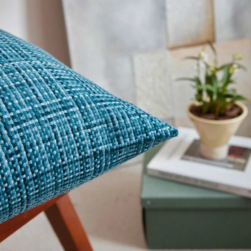 Waterproof Linen Cushion Covers 45x45 - Axyaa Throw Pillow for Sofa/Chair & Office, Sleeping/Home Décor