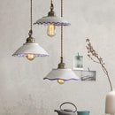 Axyaa Ceramic Vintage Hanging Lamp for Dinning Room Restaurant Bar Coffee Home