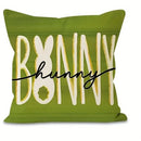 Axyaa Bunny Print Pillow Cover for Easter Home Decor