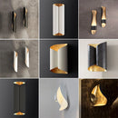 Axyaa Nordic Iron Wall Lamp for Living Room Bedroom Decor