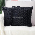 Axyaa Soft Solid Color Cushion Cover Set Luxury Home Decor Sofa Seat Pillow Case
