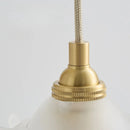 Axyaa French Cream Copper Wall Light with Glass Shade for Indoor Décor