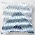 Axyaa Geometric Pattern Car Sofa Cushion Cover - Classic Square Pillowcase