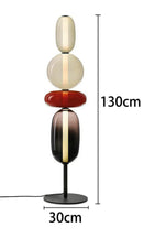 Axyaa Glass Floor Lamp Living Room Bedroom Lollipop Headboard INS Desk Lamp Sofa Ambient Light