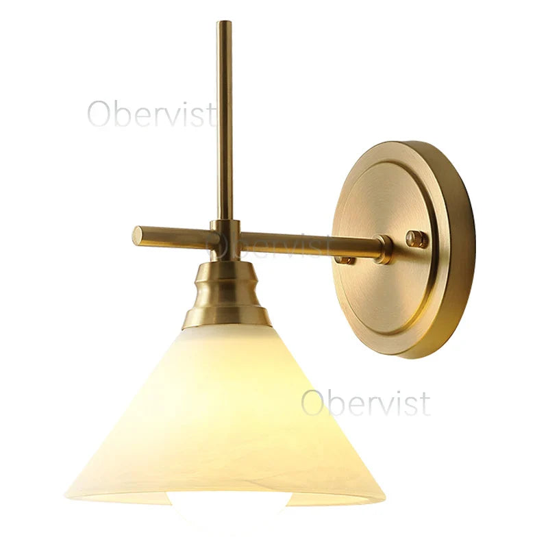 Copper Modern Wall Lamp Sconce Axyaa Home Lighting