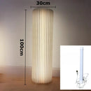 Nordic Style Kraft Paper Cylinder Table Lamp LED Desk Light for Home Living Room Axyaa