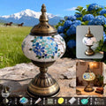 Axyaa Mosaic Flower Light Material Package Handmade Table Lamp