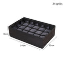 Axyaa Underwear Drawer Organizer Wardrobe Storage Box for Clothes, Bras, Socks