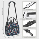 Axyaa Koi Cherry Blossom Insulated Lunch Bag - Reusable Thermal Lunch Box