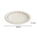 Axyaa Floral Patterns Ceramic Plate Set