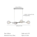 Axyaa Modern Parlor Hanging Lamps Ceiling Chandelier Loft Home Decor