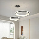 Axyaa Minimalist Art Ceiling Lamp White Black Pendant High-end Indoor Lighting