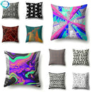 Axyaa Geometric Art Pillowcase Polyester Decorative Cushion Cover 45X45CM