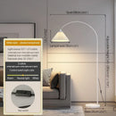 Axyaa Nordic Fishing LED Floor Lamp for Modern Living Spaces.