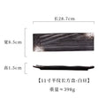Axyaa 11 inch Ceramic Sushi Plate Saury Barbecue Sashimi Plate Square Tableware