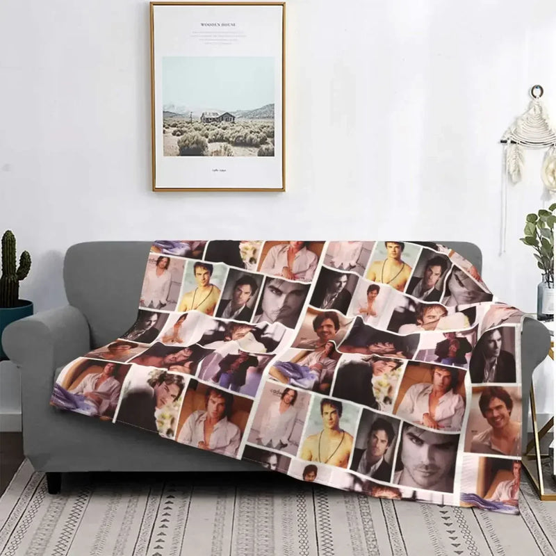 Axyaa Sagittarius Blanket Coral Fleece Plush Throw TVD Vampires Bedding