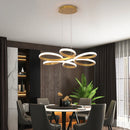 Axyaa Modern Iron Ceiling Chandelier Pendant Lights for Home Decor and Indoor Fixtures