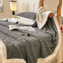 Axyaa Winter Sherpa Blanket - Cozy Warmth for Couch, Sofa, Bed