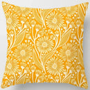 Axyaa Orange Square Pillowcase for Home Decor & Sofas