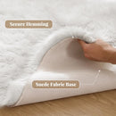 Axyaa Faux Fur Sheepskin Area Rug Plush Soft Carpet for Home Decor