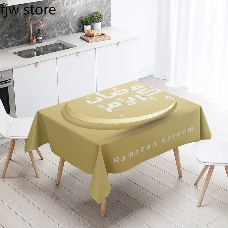 Axyaa Ramadan Kareem Mosque Theme Tablecloth