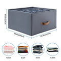 Axyaa 16 Grid Clothing Storage Box - Home Wardrobe Organization