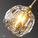 Axyaa Crystal Chandelier Stair Pendant Living Room Lights Interior Lighting