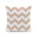 Axyaa Beige Geometric Lace Cushion Cover 45X45cm for Living Room Decor